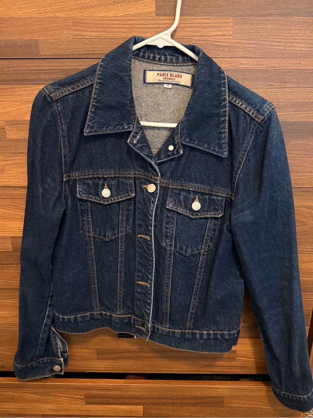Paris Blues Women's Dark Blue Denim Jacket (Medium)